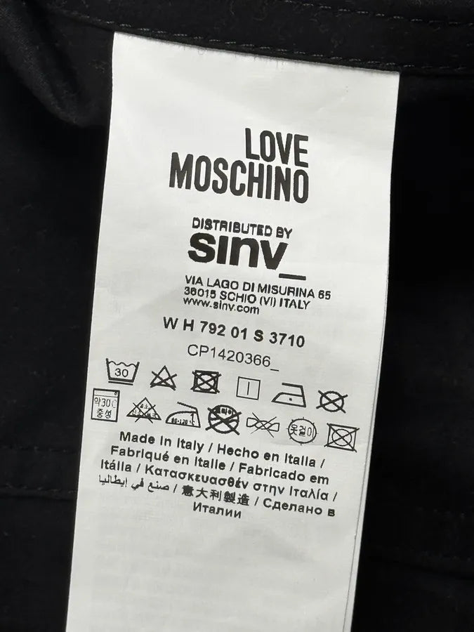2010s Moschino Black & White Lace Light Zip-Up Jacket cKUwykt 10