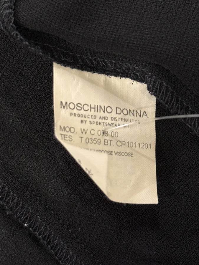 Moschino Black Back Fringe Shirt acxBHPx 11