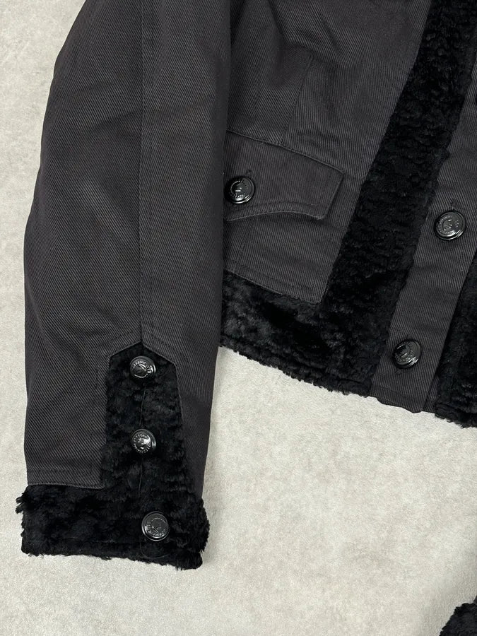 2000s Moschino Black Buttoned Light Jacket iBHWfgM 7