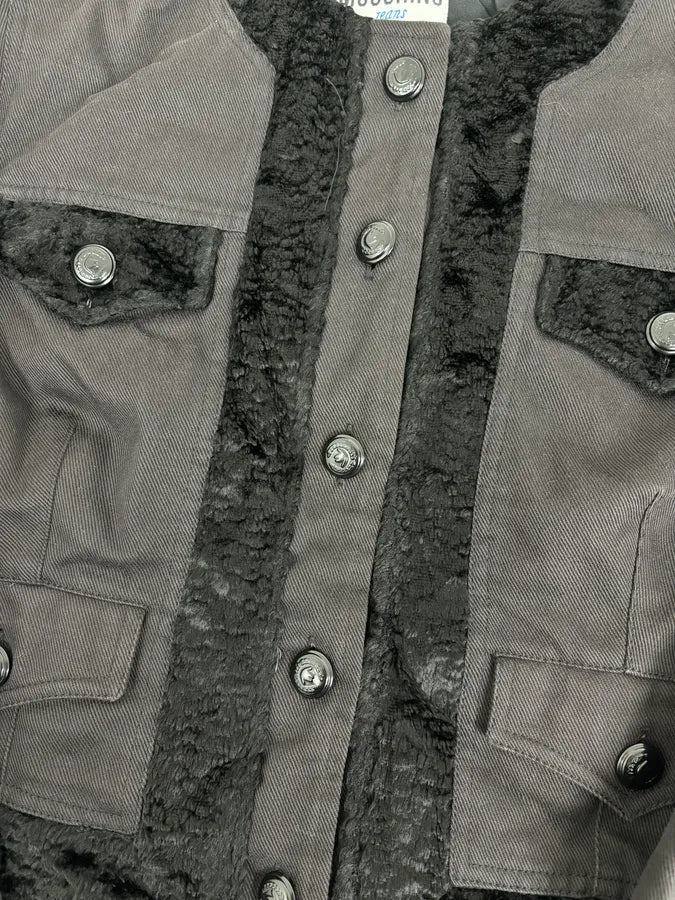 2000s Moschino Black Buttoned Light Jacket iBHWfgM 8