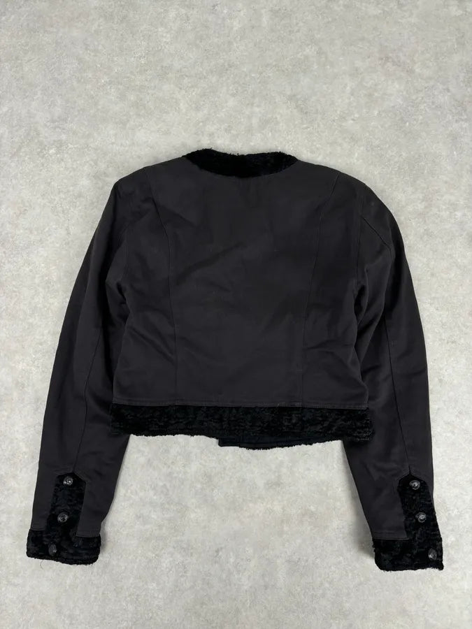 2000s Moschino Black Buttoned Light Jacket iBHWfgM 4