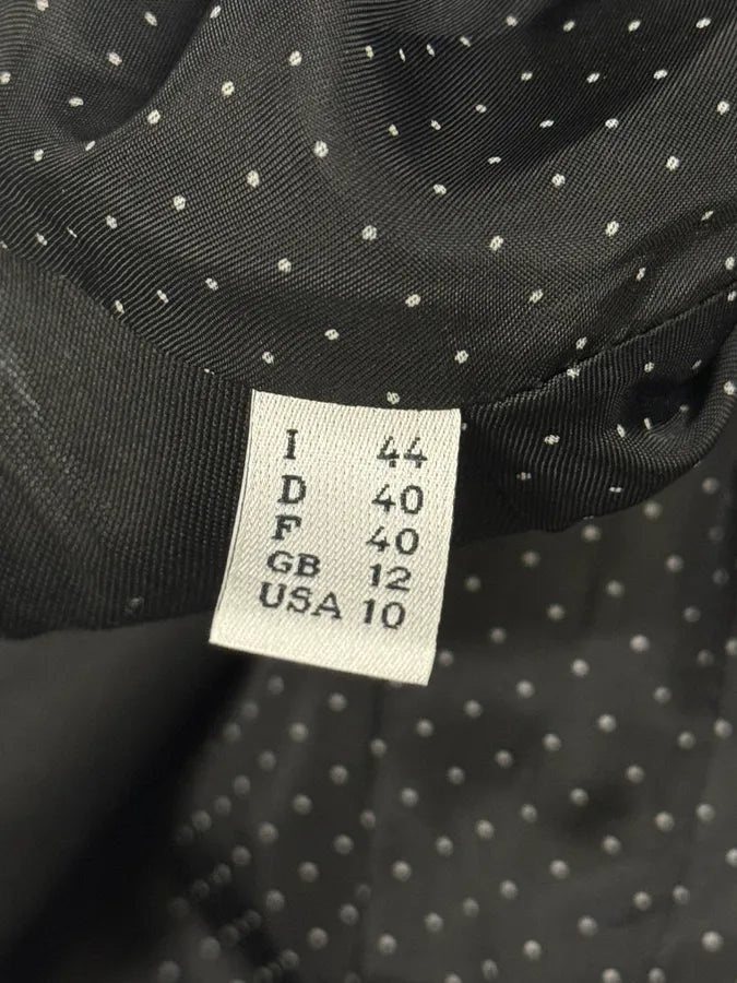 Moschino Black & White Contrast Sketch Print Trench Coat AxNTESH 12