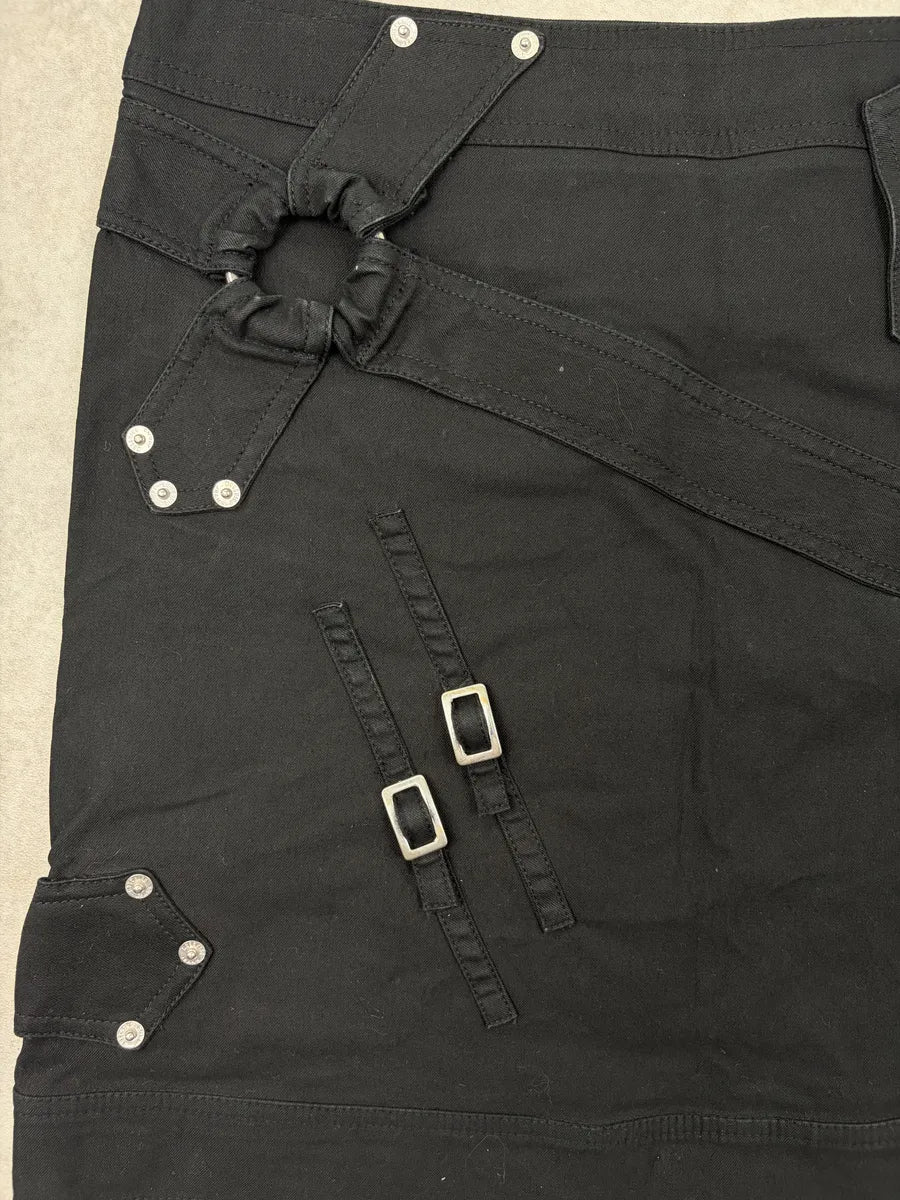 2010s Moschino Black Utility Skirt iOPioHD 6