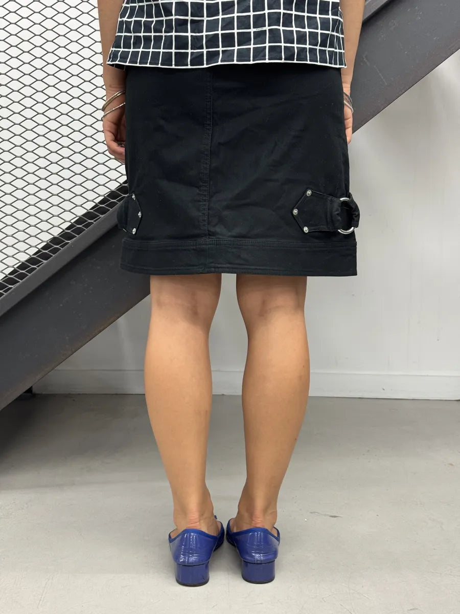 2010s Moschino Black Utility Skirt iOPioHD 1