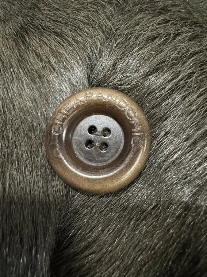 Moschino Black Fur Wool Buttoned Longsleeves (L) 4