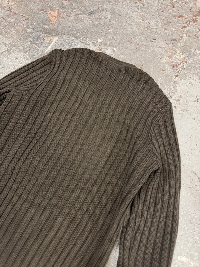 Moschino Black Fur Wool Buttoned Longsleeves (L) 11