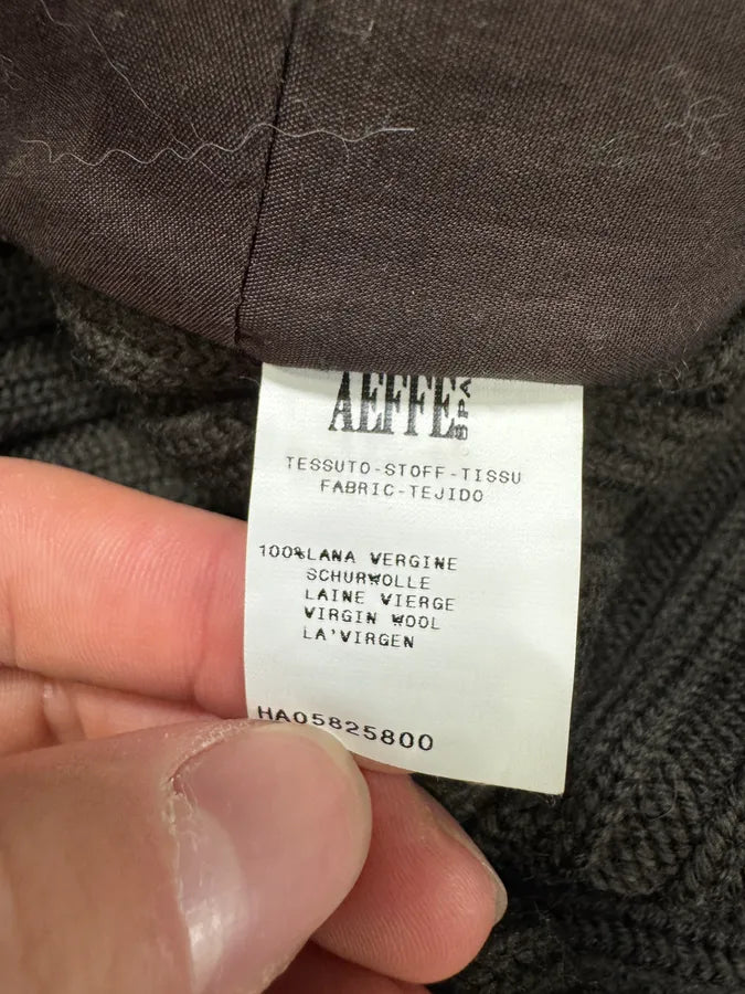 Moschino Black Fur Wool Buttoned Longsleeves (L) 9