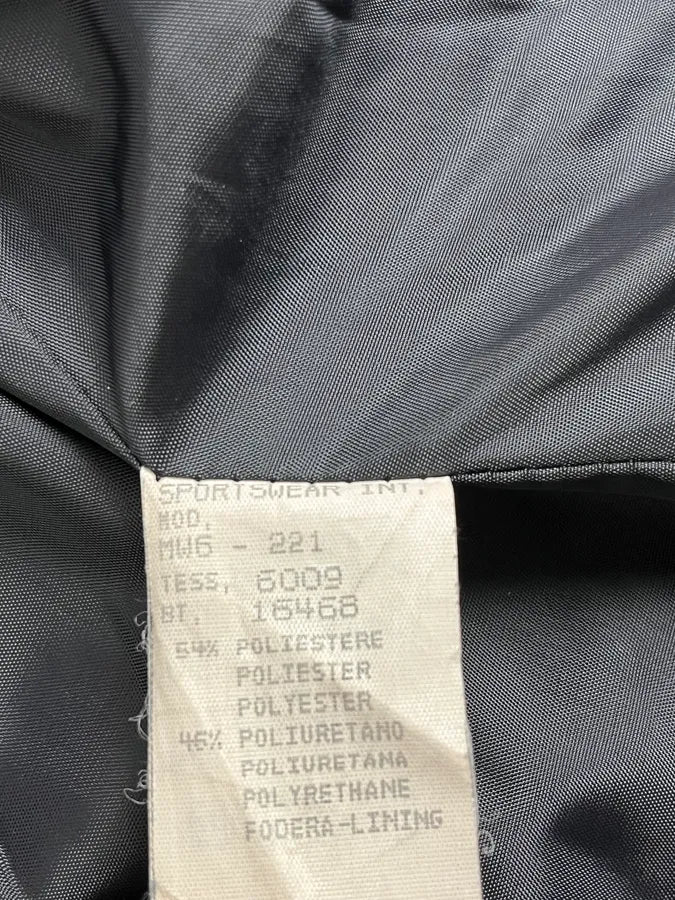 2000s Moschino Black Painted Effect Light Jacket NfBADNU 11