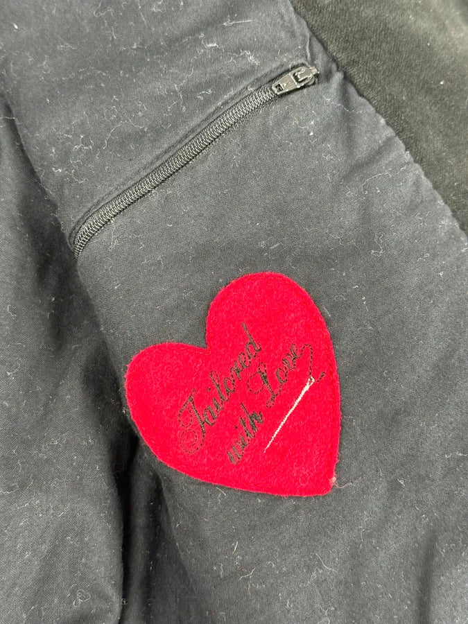 2010s Moschino Black Hybrid Leather Perfecto Jacket MzmzHRk 9