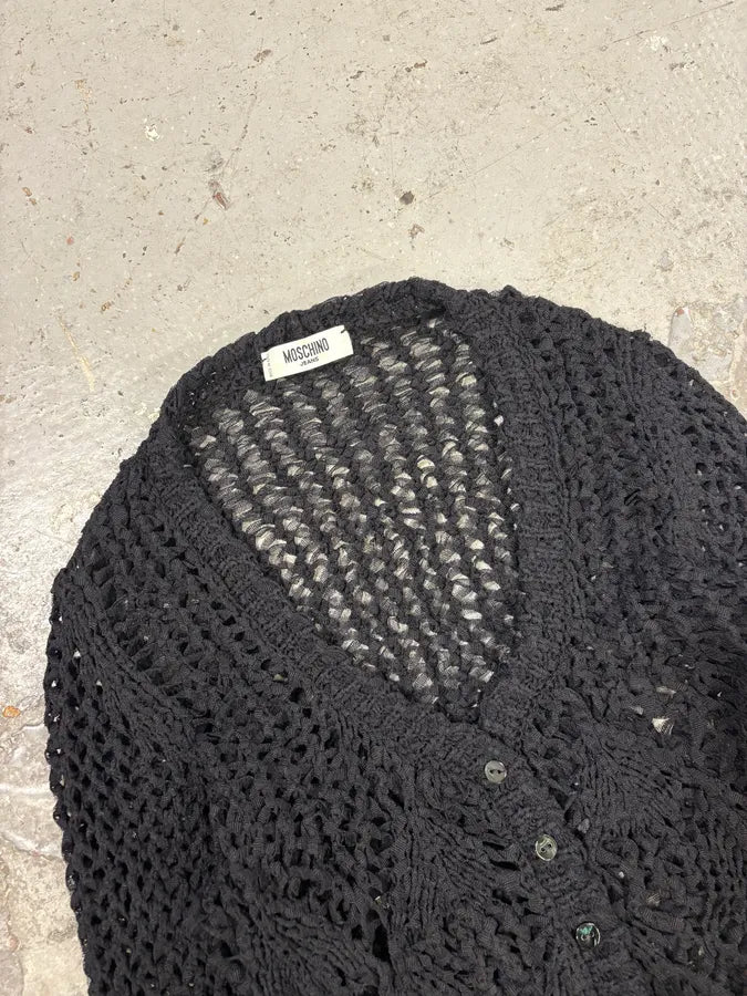 Moschino Black Wool Buttoned Cardigan DdrPByl 2