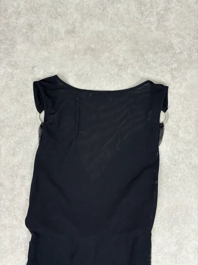 2010s Moschino Black Wrap Cocktail Dress reoQwvW 6