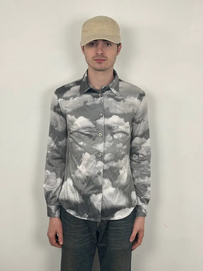 Moschino Cloud Grey Shirt iYGDUPX 1
