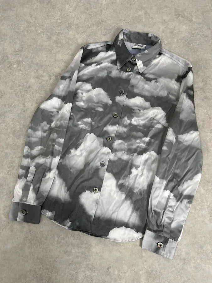 Moschino Cloud Grey Shirt iYGDUPX 3
