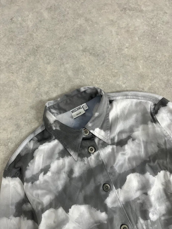 Moschino Cloud Grey Shirt iYGDUPX 6