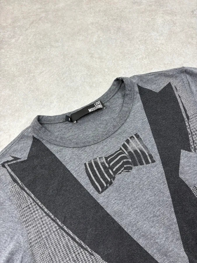 Moschino Grey Blazer Trompe L’Œil T-Shirt hLBKdOd 4