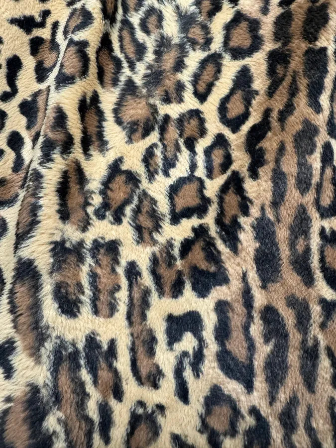 Moschino Leopard Fur Effect Skirt (S/M) hNJSrbj 2