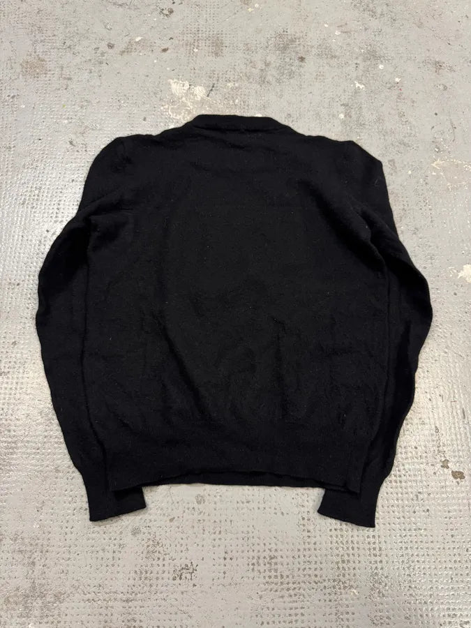 Moschino Love Pin Black Wool Sweater WMkbuAo 4