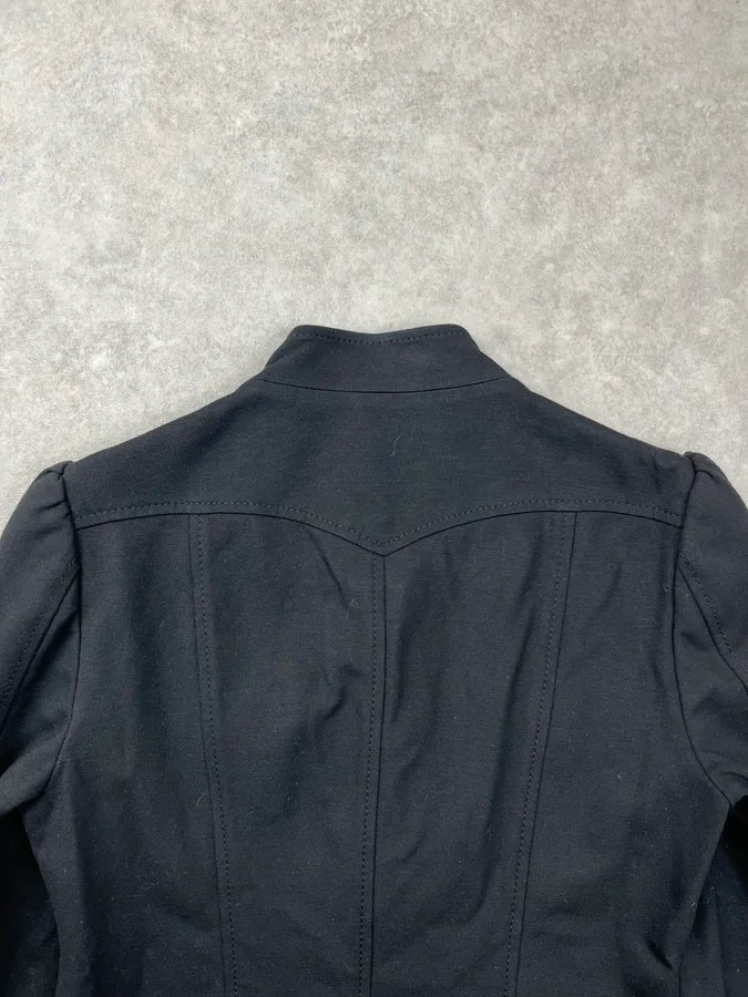Moschino Napoleon Officer Buttoned Black Jacket eiLoZWP 6