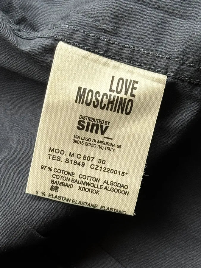 Moschino Navy Smoke Cowboy Print Shirt bITzWMn 10