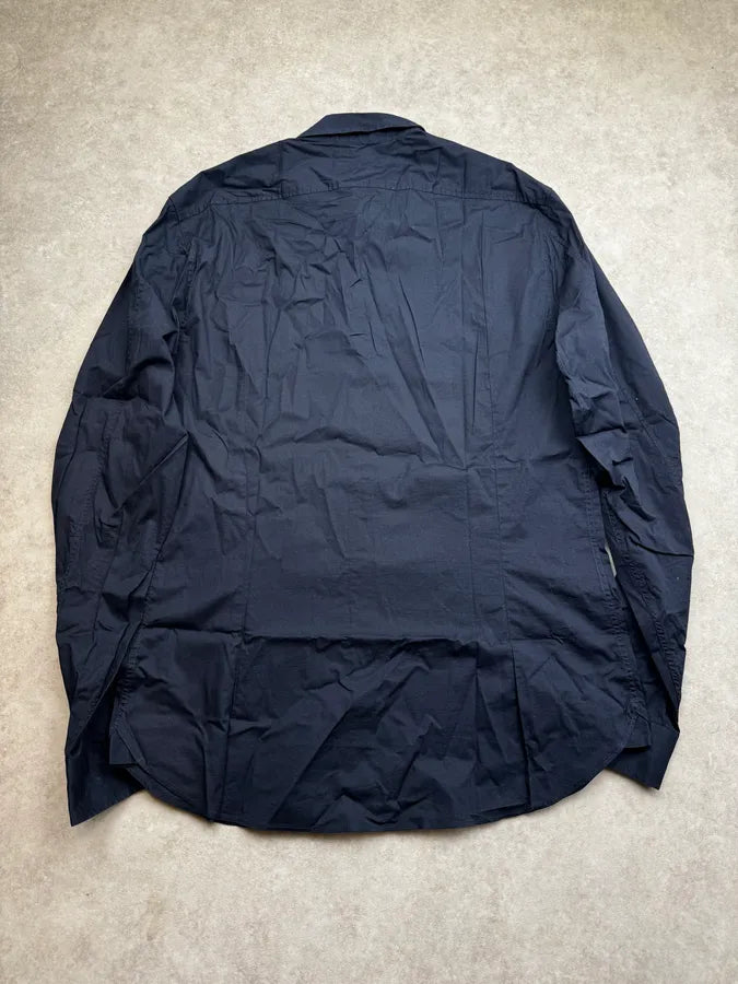 Moschino Navy Smoke Cowboy Print Shirt bITzWMn 1