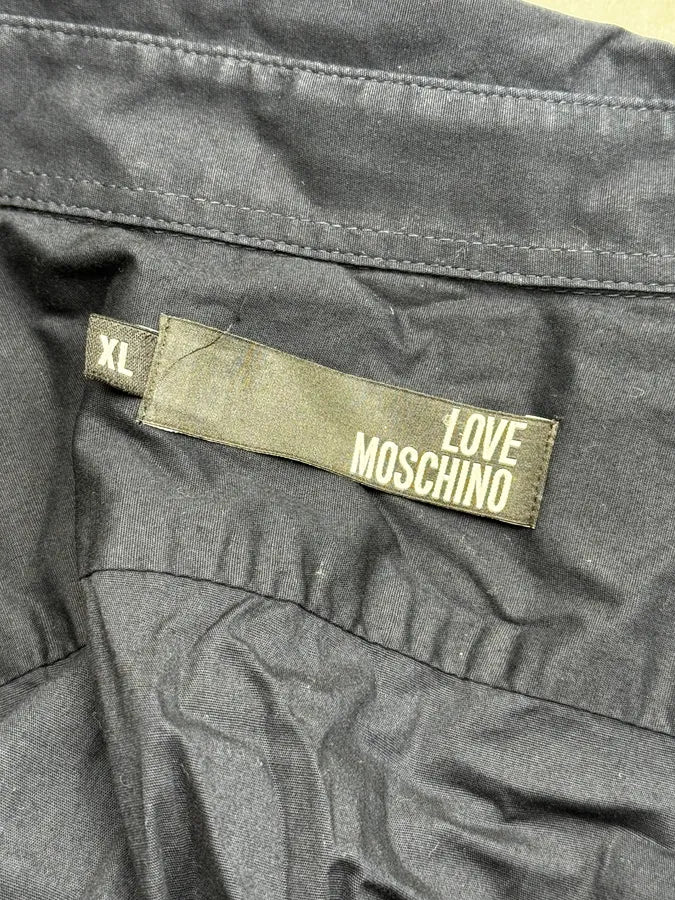 Moschino Navy Smoke Cowboy Print Shirt bITzWMn 8