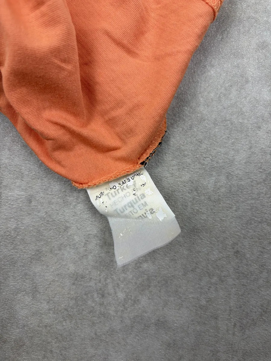 2000s Moschino Orange Peace Symbol T-Shirt ztIXygZ 9