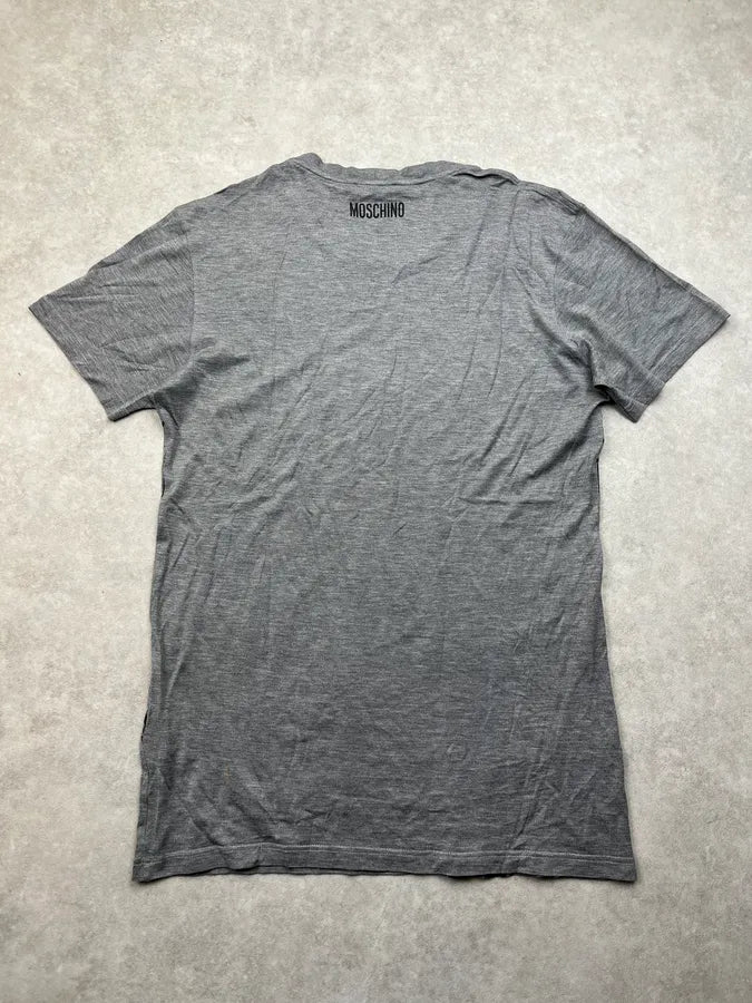 Moschino Shopping Cart Grey T-Shirt obcLMnx 6