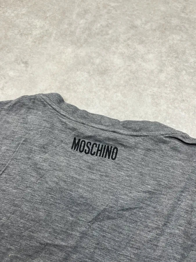 Moschino Shopping Cart Grey T-Shirt obcLMnx 7