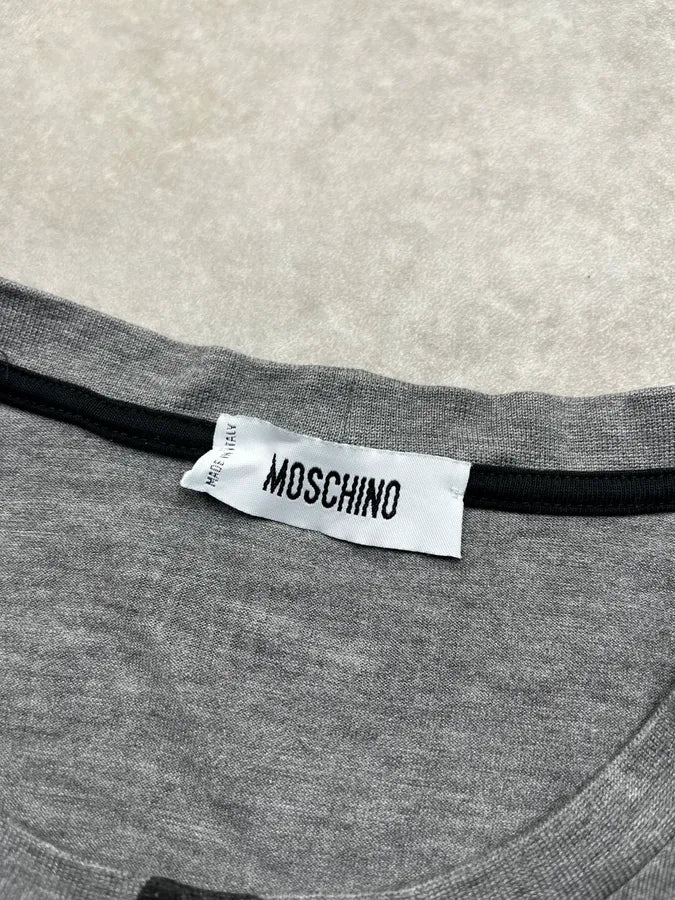 Moschino Shopping Cart Grey T-Shirt obcLMnx 8