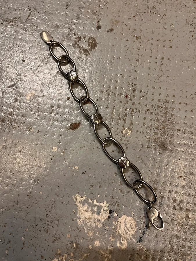 Moschino Silver Metal Chain Bracelet qjBTmoR 5