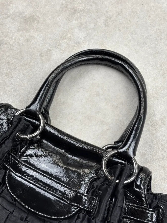 Moschino Small Nod Heart Black Handle Bag  fIzGKBl 7