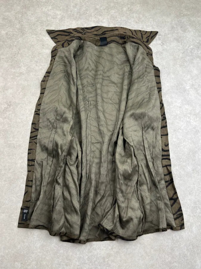 Moschino Tiger Dark Green Savage Shirt ovPUqlK 6