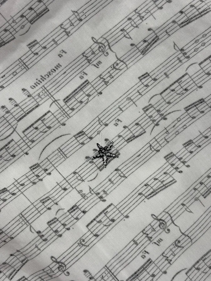 2010s Moschino White Musical Notes Print Shirt evSgxFK 8
