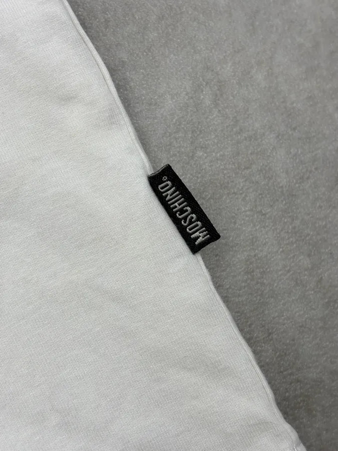 Moschino White Royal Medal T-Shirt YMvogKx 7
