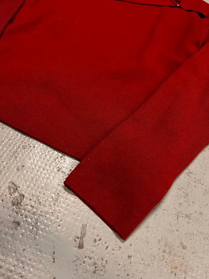 Moschino Wool Wrap Bondage Strap Red Sweater OFlOveG 5