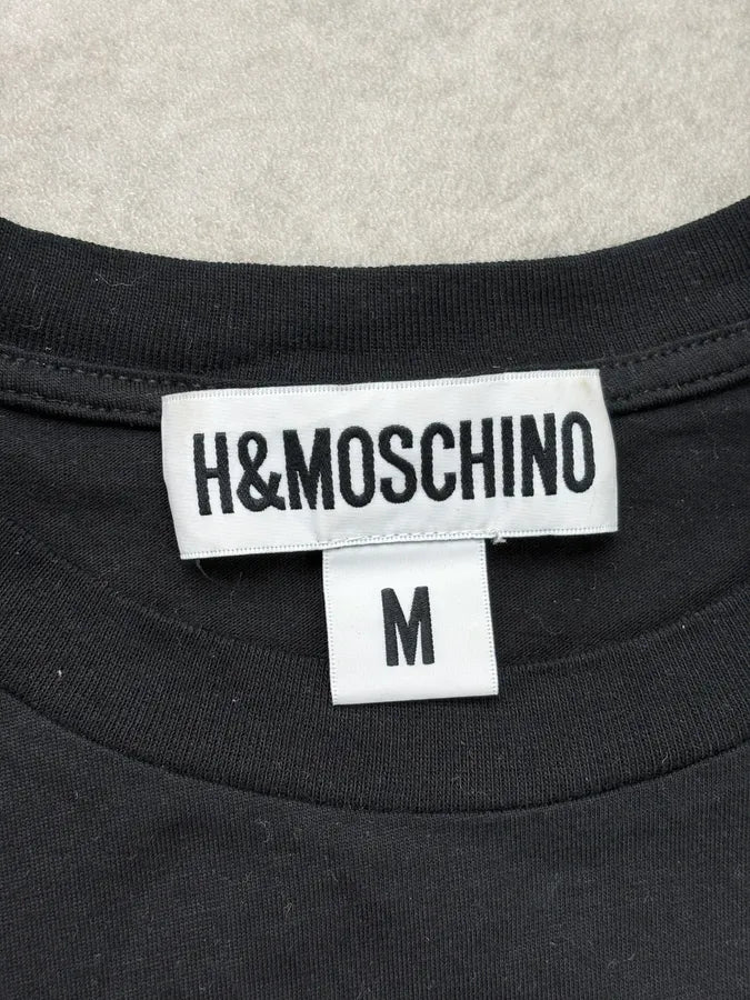 AW2018 Moschino H&M Black Ready to Wear T-Shirt FVqPneL 7