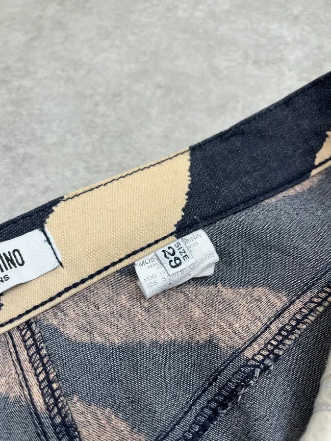 Moschino Zebra Stripes Black & Beige Pants Cquuxvj 10