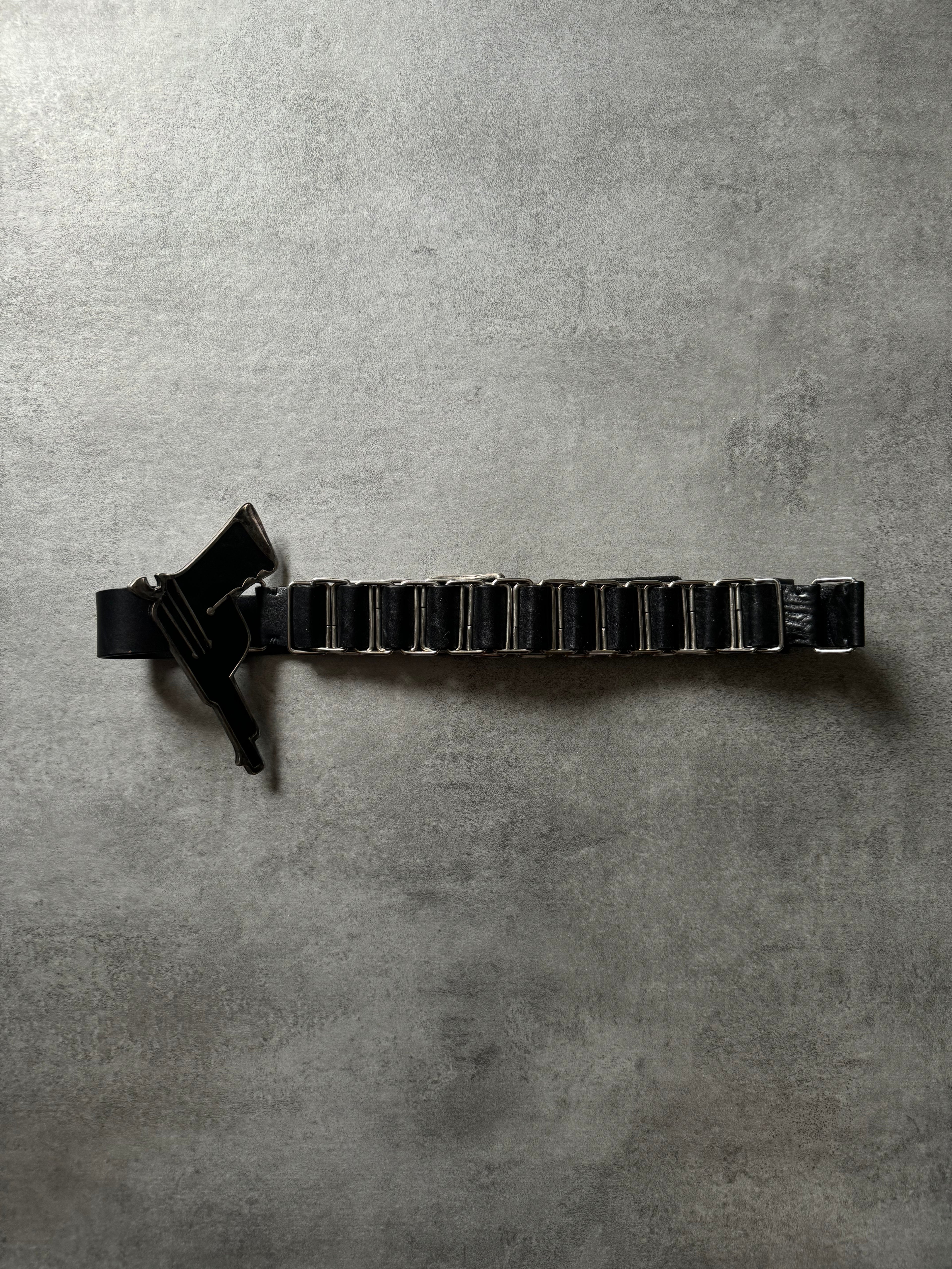 2000s Andrew Mackenzie Black Gun Belt  (OS) - 8