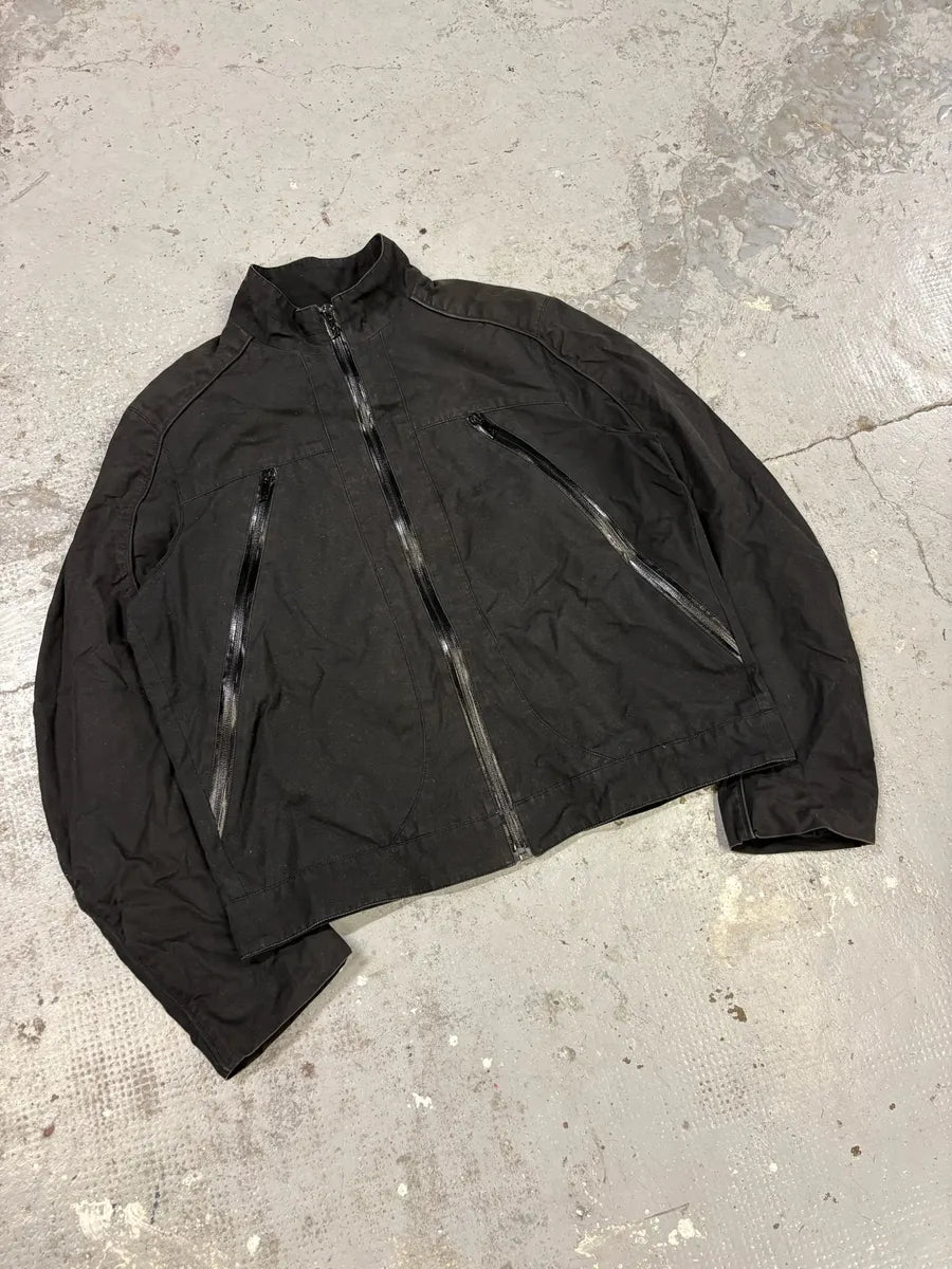 Mugler Black Front Zips Tactical Jacket aYMJtNu 2