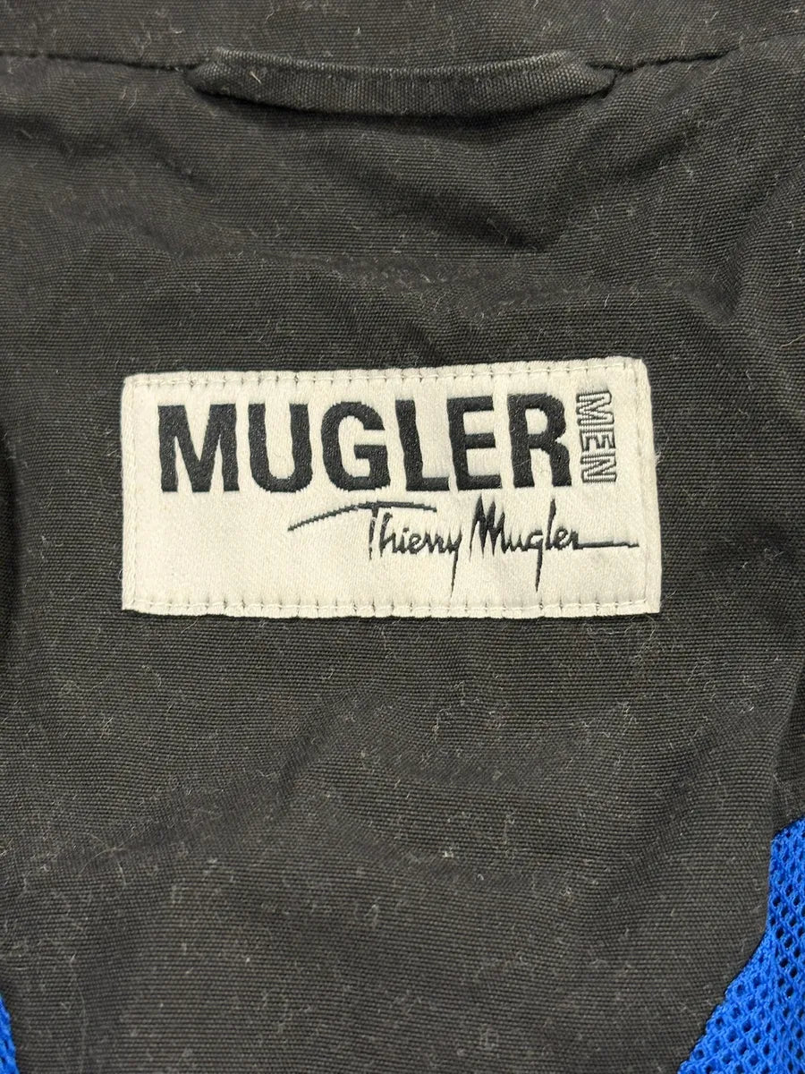 Mugler Black Front Zips Tactical Jacket aYMJtNu 7