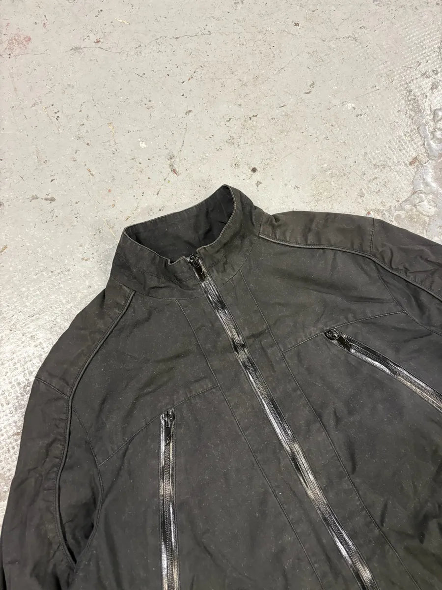 Mugler Black Front Zips Tactical Jacket aYMJtNu 8