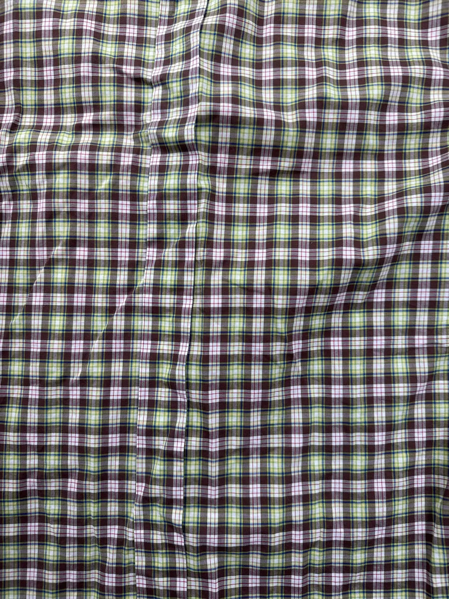 SS2011 Dolce & Gabbana Brown & Green Checked Western Shirt mvbAmgLc 8