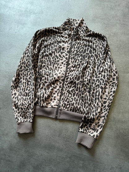 Dries Van Noten Cozy Creamy Leopard Zip-Up (M) - 7