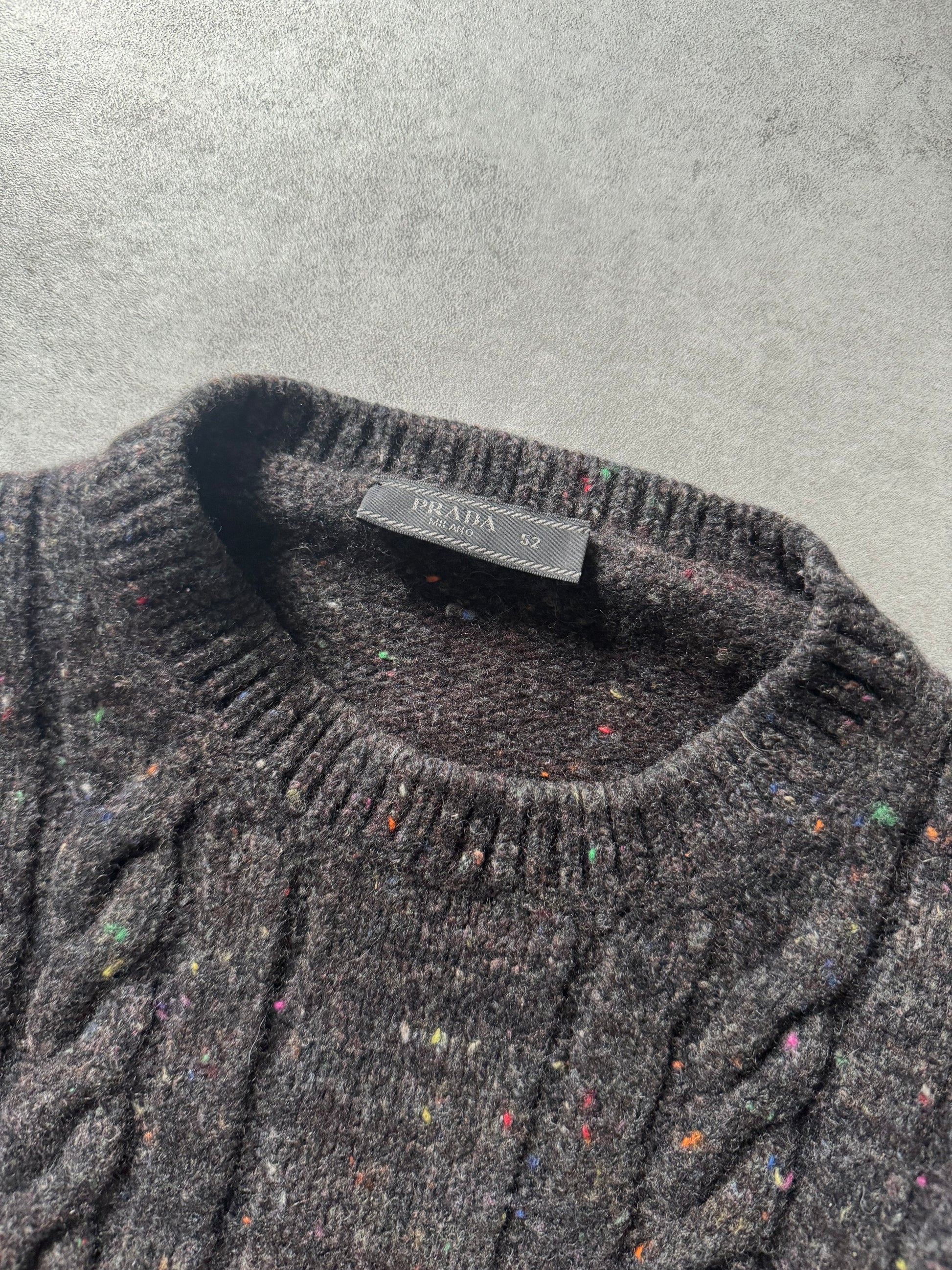 AW2011 Prada Original Wool Grey Sweater (S) - 7