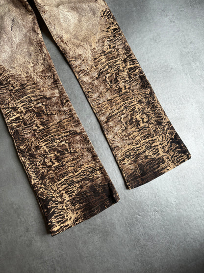 AW2000 Roberto Cavalli Sand Erosion Pants  (S) - 11