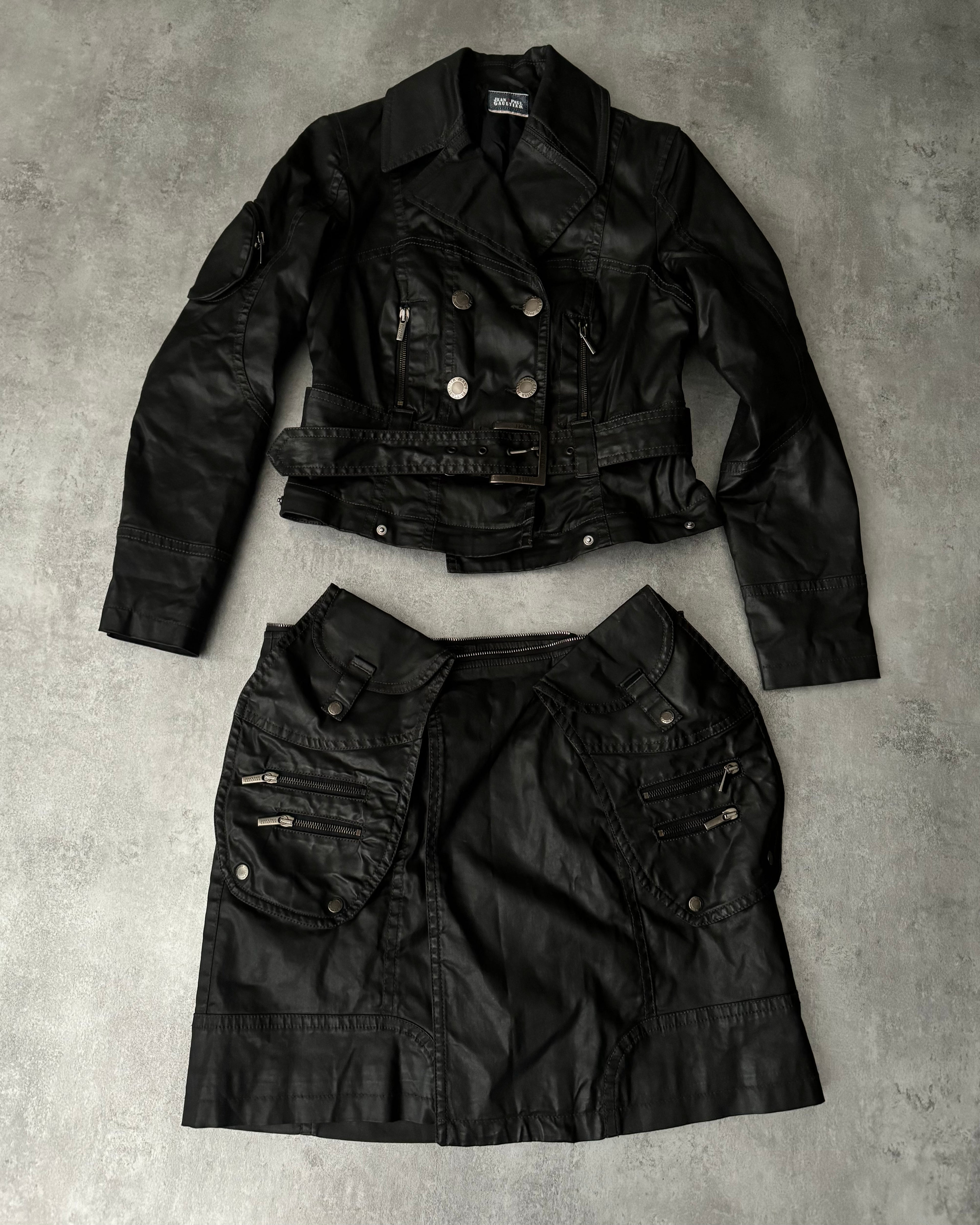 2000s Jean Paul Gaultier Cargo Detachable Trench Jacket (S) - 2