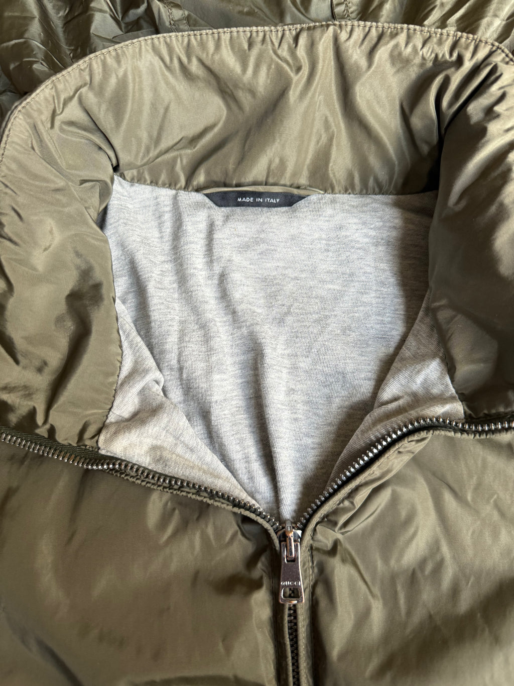 SS2010 Gucci Olive Light Jacket by Frida Giannini (XS/S) - 6