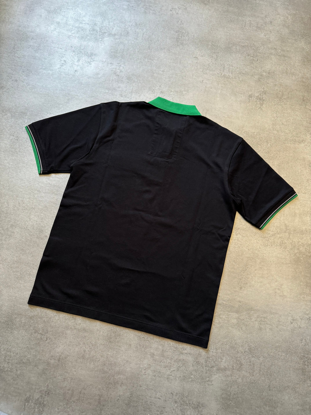 FW2018 Prada Black & Green Logo Polo (S) - 4