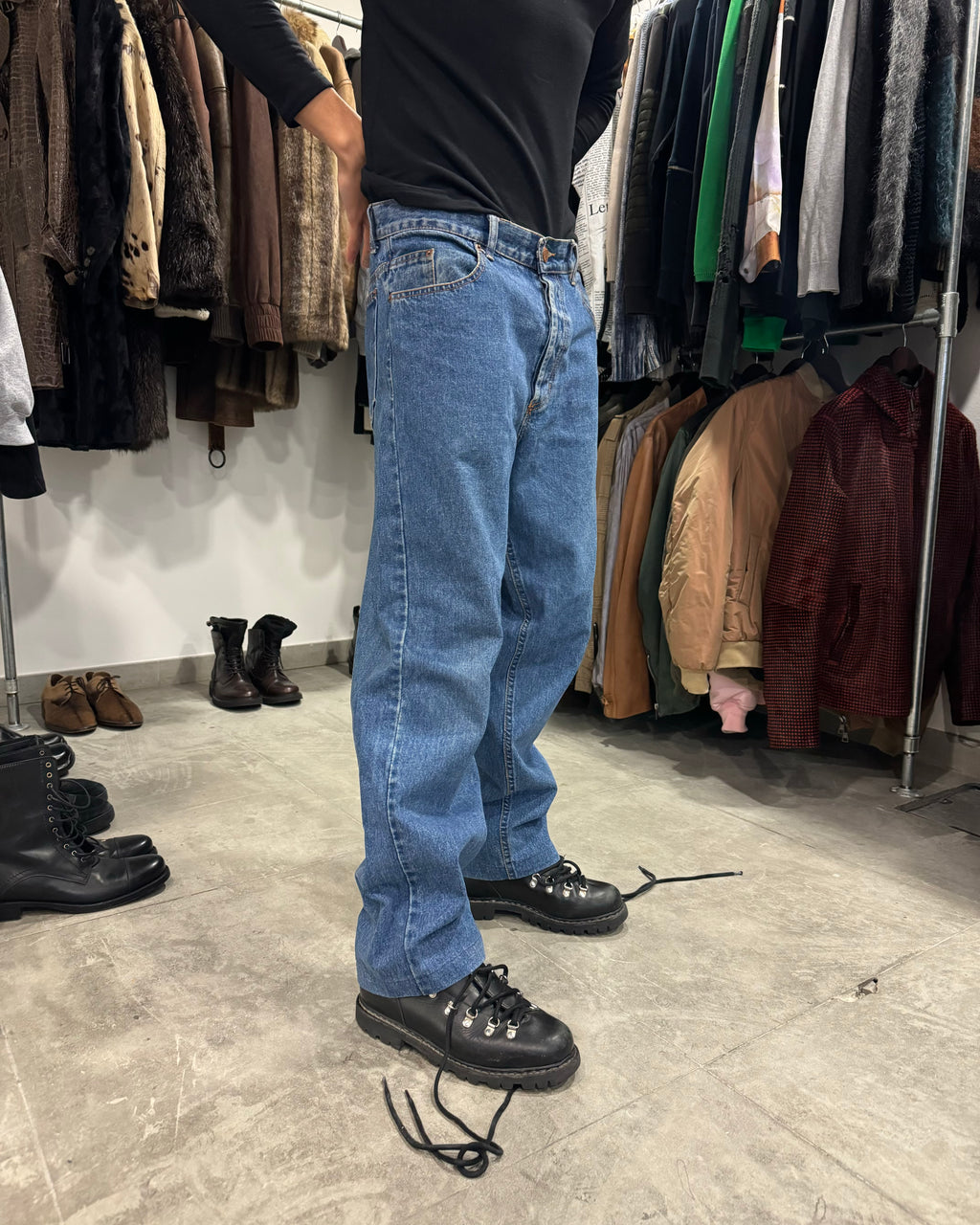 2000s Jean Paul Gaultier Cozy Large Denim Jeans (M) - 2