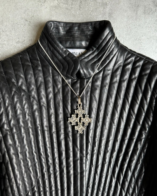 1980s Artisanal Parisian Relic Cross Pendant (OS) - 1